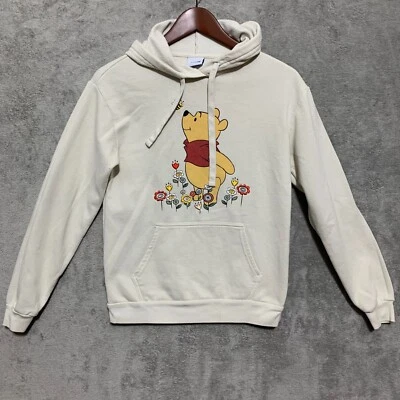 Disney Winnie The Pooh Sudadera con Capucha Bordada Marfil Talla Pequeña Foto 1 de 4