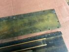 Qty 2 Brass And Wood Printers Trays & Wood Furniture