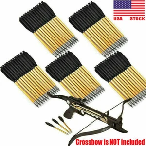 12-48Pcs 6.3" 50-80lb Pistol Crossbow Arrows Bolts Aluminium Mini Crossbow Arrow - Picture 1 of 11