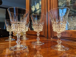 3 NOS Cristal d'Arques Durand Tuileries 5 1/8" hoch Villandry 4 Oz Weingläser - Bild 1 von 8