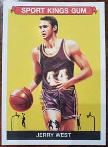 2023 SPORTKINGS VOLUME 4 MINI JERRY WEST LOS ANGELES LAKERS CARD #125 NM/MT - Picture 1 of 2