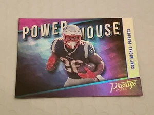2019 Prestige Power House Xtra Points Blue #14 Sony Michel Patriots PWE - Picture 1 of 2