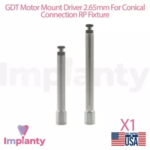1x Controlador de montaje de motor GDT 2,65 mm para conexión cónica plataforma regular (RP) - Imagen 1 de 5