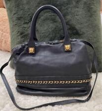 CHLOE Handbag Shoulder Bag Gold Chain Leather Brown Used From Japan