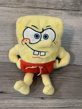 Ty Beanie Baby – MuscleBob BuffPants Spongebob Plüschfigur, Superweich & Kuschelig