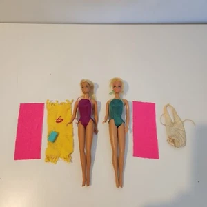 Vintage 70er Jahre Malibu Barbie Puppe 2 Stück - Bild 1 von 10