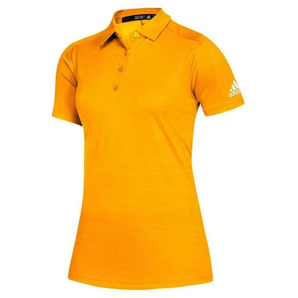 Adidas DX9856 Game Mode Women's All Day Polo Shirt NEW- Yellow Sz S