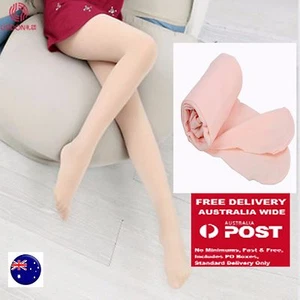 Girl Children Ballet Dance Pink Black Stockings Pantyhose Tights Opaque 4-12year - Picture 1 of 12