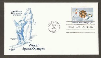 #2142 22c Winter Special Olympics - Artmaster FDC - Image 1 of 2