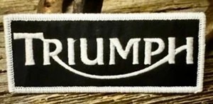 WUNDERSCHÖNER GESTICKTER AUFBÜGELFLICKEN VON TRIUMPH MOTORCYCLES... - Bild 1 von 2