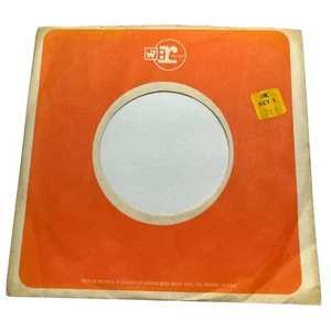 Warner Reprise Records Company Sleeve 45 RPM Vinyl Orange White Logo - Picture 1 of 6