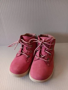 Timberland Pink Toddler Boots, Size 7.5 - Picture 1 of 17
