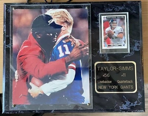 Taylor-Simms NYG Plaque - Picture 1 of 1