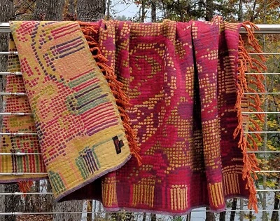 Shingora дома пурпурный пейсли шерсти плед 52 «X 73» бахрома новый без ЯРЛЫКОВ - Изображение 1 из 4