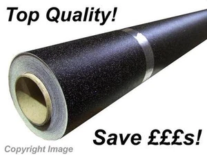 BLACK Sparkle / Glitter / Twinkle Effect Flooring / Vinyl / Lino Floor. SAVE! - Picture 1 of 4