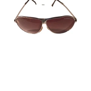 VINTAGE AVIATOR FINNALLI SUNGLASSES Brown Lens With original Case - Picture 1 of 12