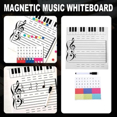 Erasable Music Note Board Kids Creative Inspirational Music Learning Toy  AU - image 1 of 4