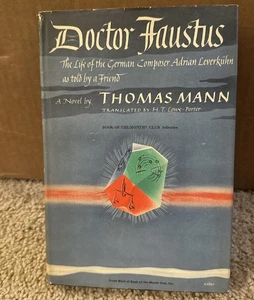VINTAGE DOCTOR FAUSTUS BY THOMAS MANN -1948; HCDJ; Vintage Book ;ALFRED A KNOPF - Imagen 1 de 9