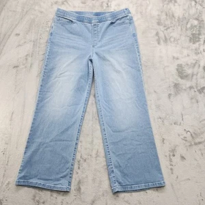 J.Jill PureJill Indigo Jeans Damen M TALL Blau Pull On Wide-Leg Crop Stretch - Bild 1 von 11