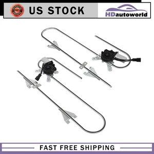 Power Window Regulator Pair For Kenworth T270 300 370 660 800 900 w/ Motor Front - Bild 1 von 16
