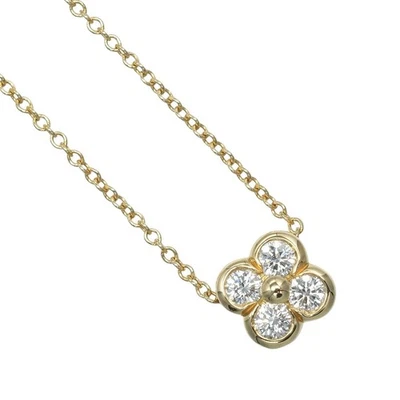 TIFFANY&Co. bezel set Necklace K18 yellow gold/diamond 2.38g Women - Image 1 of 4