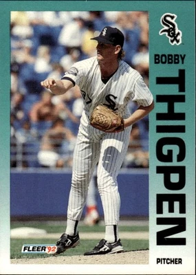 1992 Fleer #99 Bobby Thigpen [GOATCARDS] - Image 1 of 2