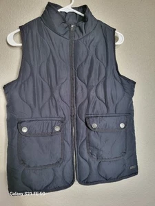 Natural Reflections Puffer Vest Size S/P Black - Picture 1 of 5