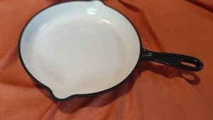 25cm  Gusseisen Pfanne Grillpfanne Emaille Eisenpfanne Bratpfanne Guss induktion - Bild 1 von 8