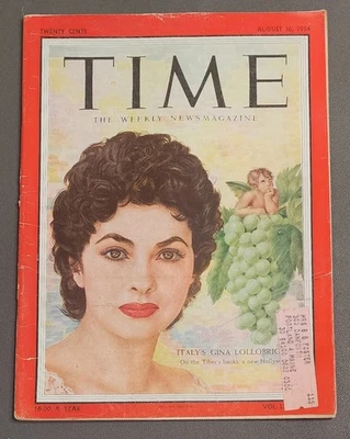 Time Magazine August 16 1954 Vintage  - Image 1 of 2
