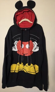 Disney Parks Mickey Mouse Pullover Sweatshirt Hoodie 3D Ohren Dbl Grafik Gr. XL - Bild 1 von 10