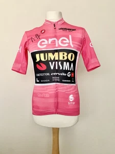 Jumbo Visma 2023 Giro d’Italia Leader Jersey signed by Roglic Tour de France - Picture 1 of 9