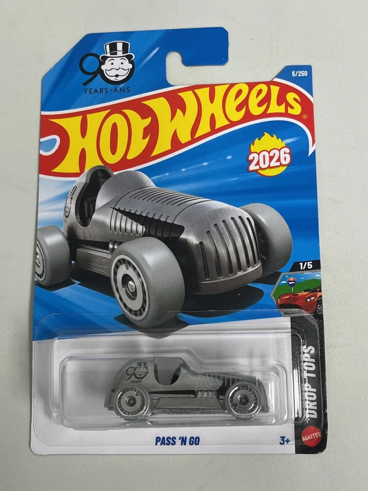 Hot Wheels PASS N GO Monopoly Anniversary #5 Mainline 2026 A14 - Image 1 of 2