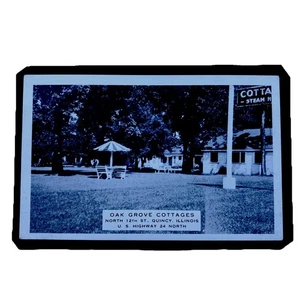 Oak Grove Cottages US Hwy 24 kitchenettes Quincy IL FABVINTY BARGAIN POSTCARD - Picture 1 of 2