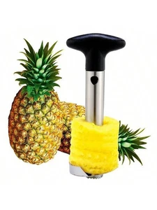 1PC Pineapple Corer Slicer Stainless Steel Peeler Ring Cutter Kitchen Tool UK.. - Picture 1 of 10