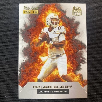 KALEB ELEBY 2022 Wild Card Matte Rookie Heat #RH-16 Western Michigan RC￼ - Image 1 of 2