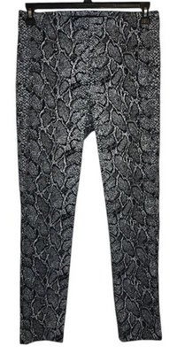 Karen Kane Black White Snake Print Pull On Pants Size Large - Image 1 of 3
