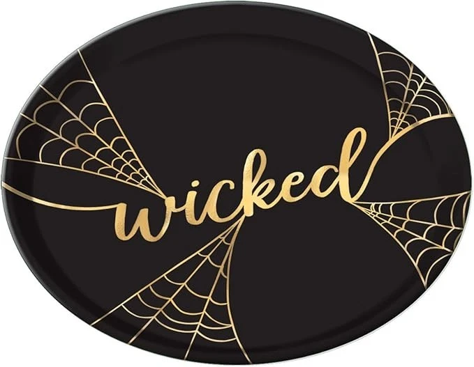 Plato redondo Amscan Wicked Foto 1 de 1