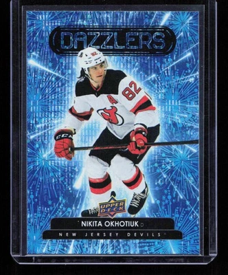 Nikita Okhotiuk 2022-23 Upper Deck #DZ-59 Dazzlers Blue Rookie - Image 1 of 2