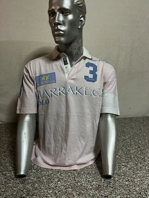 POLO LA MARTINA SWEATSHIRT T-SHIRT SHIRT UOMO MAN ROSA PINK PU-1243 - Immagine 1 di 4