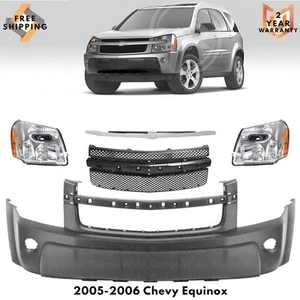 Front Bumper Cover Paintable & Grille Assembly For 2007-2009 Chevrolet Equinox - Picture 1 of 7