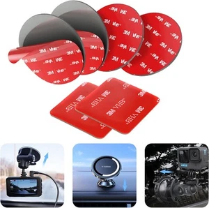 Double Sided Adhesive Pads.Sticky Dash Cam Mounting Tape.Car Mount Sticky Red  - Picture 1 of 7