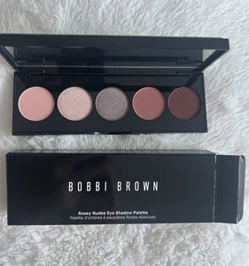 Bobbi Brown Rosey Nudes Eye Shadow 5 Shade Palette Metallic & Matte Eyeshadow - Picture 1 of 2