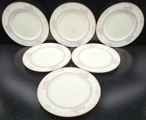 (6) Noritake Pracht Brotteller Set Vintage Elegant Floral Gold Retro Lot - Bild 1 von 24