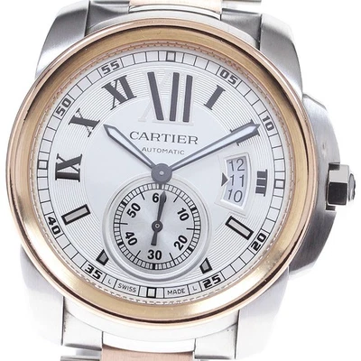 CARTIER Calibre de Cartier W7100036 PG2 tono esfera plateada automático para hombre_832186 Foto 1 de 4