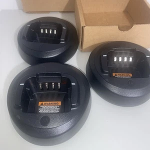 3 Motorola PMLN5228A Radio Dock Base Charger **NO POWER SUPPLY** - Picture 1 of 4