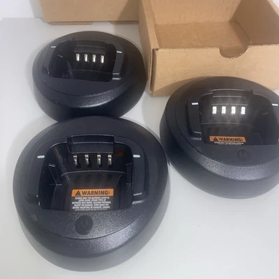 3 Motorola PMLN5228A Radio Dock Base Charger **NO POWER SUPPLY** - Image 1 of 4