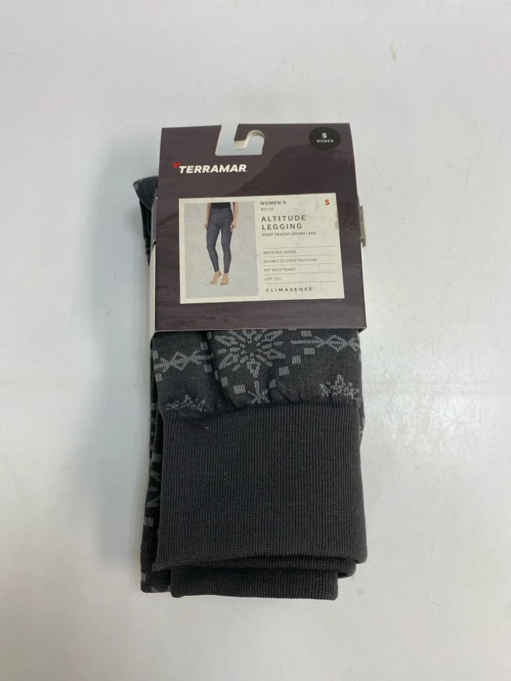 Leggings de mujer talla S gris copos de nieve Foto 1 de 1