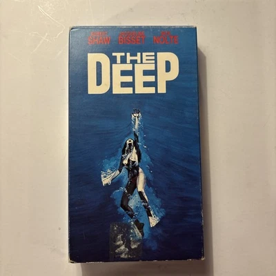 The Deep VHS 1993 Nick Nolte Robert Shaw Jacqueline Bisset Adventure Mystery R - Image 1 of 4