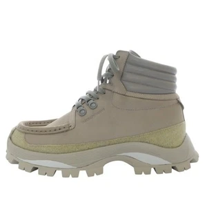 Emporio Armani Mountain BOOTS Middle Lace-up 41 Beige X4M355XM972 YO1 Used eb853 - Picture 1 of 8