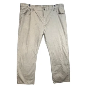 Levi's 559 Relaxed Straight Leg Jeans Men's 44x30 Tan Khaki Cotton Casual - Picture 1 of 6